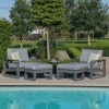 Maze Lounge Outdoor Amalfi Aluminium Grey 5 Piece Lounge Set