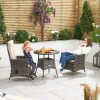 Nova Garden Furniture Ruxley Brown 2 Seat Bistro Set