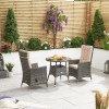 Nova Garden Furniture Ruxley Brown 2 Seat Bistro Set