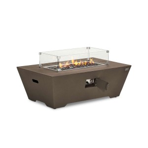 Nova Garden Furniture Neptune Coffee Rectangular Gas Fire Pit With Wind Guard And Cover Nova Garden Furniture Neptune Coffee Rectangular Gas Fire Pit With Wind Guard And Cover