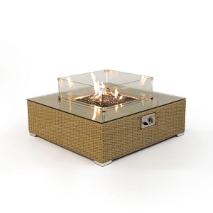 Nova Garden Furniture Chelsea Willow Square Firepit Table Nova Garden Furniture Chelsea Willow Square Firepit Table