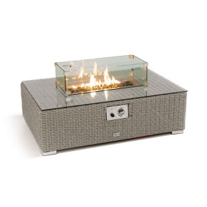 Nova Garden Furniture Chelsea White Wash Rectangular Firepit Table Nova Garden Furniture Chelsea White Wash Rectangular Firepit Table