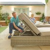 Nova Garden Furniture Oyster Sunlounger Set