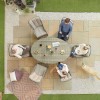 Nova Garden Furniture Oyster Oval 6 Seat Rattan Dining Set