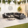 Nova Garden Furniture Infinity Dark Grey Corner Fabric Sofa Set