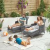 Nova Garden Furniture New Hampshire Grey Rattan Lounge Set