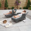 Nova Garden Furniture New Hampshire Grey Rattan Lounge Set