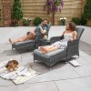 Nova Garden Furniture New Hampshire Grey Rattan Lounge Set