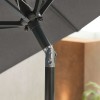 Nova Garden Furniture Antigua Grey 3m x 2m Rectangular Aluminium Table Parasol