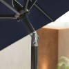 Nova Garden Furniture Antigua Navy 3m x 2m Rectangular Aluminium Table Parasol