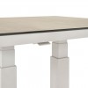Nova Garden Furniture Vogue White Rectangular Rising Table