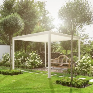 Nova Garden Furniture Titan White 3m x 3m Square Aluminium Pergola Nova Garden Furniture Titan White 3m x 3m Square Aluminium Pergola