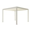 Nova Garden Furniture Titan White 3m x 3m Square Aluminium Pergola