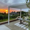 Nova Garden Furniture Titan White 4m x 3m Rectangular Aluminium Pergola