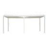 Nova Garden Furniture Titan White 6m x 3m Rectangular Aluminium Pergola