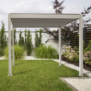 Nova Garden Furniture Proteus White Square Aluminium Pergola Nova Garden Furniture Proteus White Square Aluminium Pergola