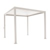 Nova Garden Furniture Proteus White Square Aluminium Pergola