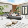 Nova Garden Furniture Sense Outdoor Fabric Sun Lounger