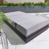 Nova Garden Furniture Sense Outdoor Fabric Sun Lounger