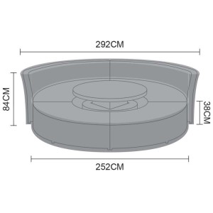 Cover for Nova Windsor Rising Sofa Dining Daybed Set