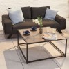 Nova Garden Furniture Tranquility Dark Grey Outdoor Fabric Corner Sofa Set