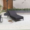 Nova Garden Furniture Sunny Dark Grey Lounger