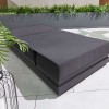 Nova Garden Furniture Sense Dark Grey Lounger