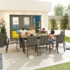 Nova Garden Furniture Roma Grey 8 Seat Rectangular Dining Set