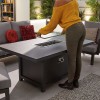 Nova Garden Furniture Vogue Grey Rectangular Firepit Table