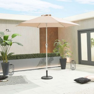Nova Garden Furniture Antigua 2.7m Round Beige Aluminium Parasol Nova Garden Furniture Antigua 2.7m Round Beige Aluminium Parasol