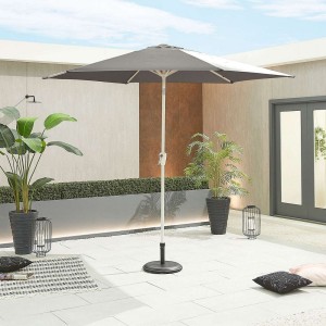Nova Garden Furniture Antigua 3m Round Grey Aluminium Parasol Nova Garden Furniture Antigua 3m Round Grey Aluminium Parasol