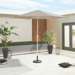 Nova Garden Furniture Antigua 3m Round Taupe Aluminium Parasol Nova Garden Furniture Antigua 3m Round Taupe Aluminium Parasol