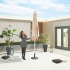 Nova Garden Furniture Antigua 3m x 2m Rectangular Beige Aluminium Parasol