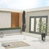 Nova Garden Furniture Apollo 2.5m Square Grey Cantilever Parasol