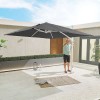 Nova Garden Furniture Genesis Grey 3m Square Cantilever Parasol