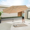 Nova Garden Furniture Genesis Beige 3.5m Round Cantilever Parasol