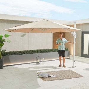 Nova Garden Furniture Genesis Beige 3.5m Round Cantilever Parasol Nova Garden Furniture Genesis Beige 3.5m Round Cantilever Parasol