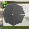 Nova Garden Furniture Genesis Grey 3.5m Round Cantilever Parasol