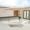 Nova Garden Furniture Genesis Beige 3m x 2.5m Rectangular Cantilever Parasol