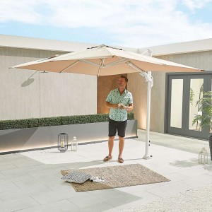Nova Garden Furniture Genesis Beige 3m x 2.5m Rectangular Cantilever Parasol Nova Garden Furniture Genesis Beige 3m x 2.5m Rectangular Cantilever Parasol