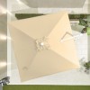 Nova Garden Furniture Frame Galaxy Beige 3m Square Led Cantilever Parasol