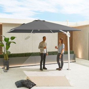 Nova Garden Furniture Frame Galaxy Grey 3m Square Led Cantilever Parasol Nova Garden Furniture Frame Galaxy Grey 3m Square Led Cantilever Parasol