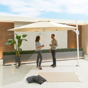 Nova Garden Furniture Frame Galaxy Beige 3.5m Round Led Cantilever Parasol Nova Garden Furniture Frame Galaxy Beige 3.5m Round Led Cantilever Parasol
