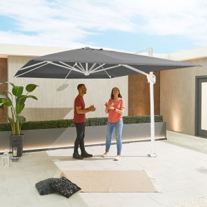 Nova Garden Furniture Frame Galaxy Grey 4m x 3m Rectangular Led Cantilever Nova Garden Furniture Frame Galaxy Grey 4m x 3m Rectangular Led Cantilever