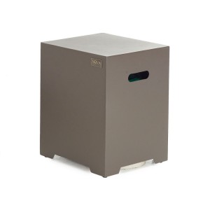 Nova Garden Furniture Coffee Finish Square Gas Tank Holder with Cover Nova Garden Furniture Coffee Finish Square Gas Tank Holder with Cover