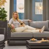 Nova Garden Furniture San Marino Grey 3 Seat Sofa Set