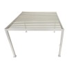 Nova Garden Furniture Titan White 3.6m x 3m Rectangular Aluminium Pergola