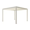 Nova Garden Furniture Titan White 3.6m x 3.6m Square Aluminium Pergola