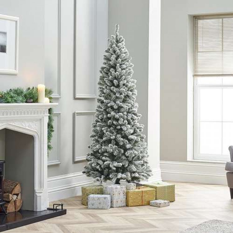 5ft Snowy Slim Balsam Fir Artificial Christmas Tree