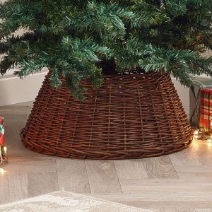 60cm Brown Willow Round Christmas Tree Ring